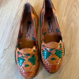 Mexican sandals leather Huarache Size 8